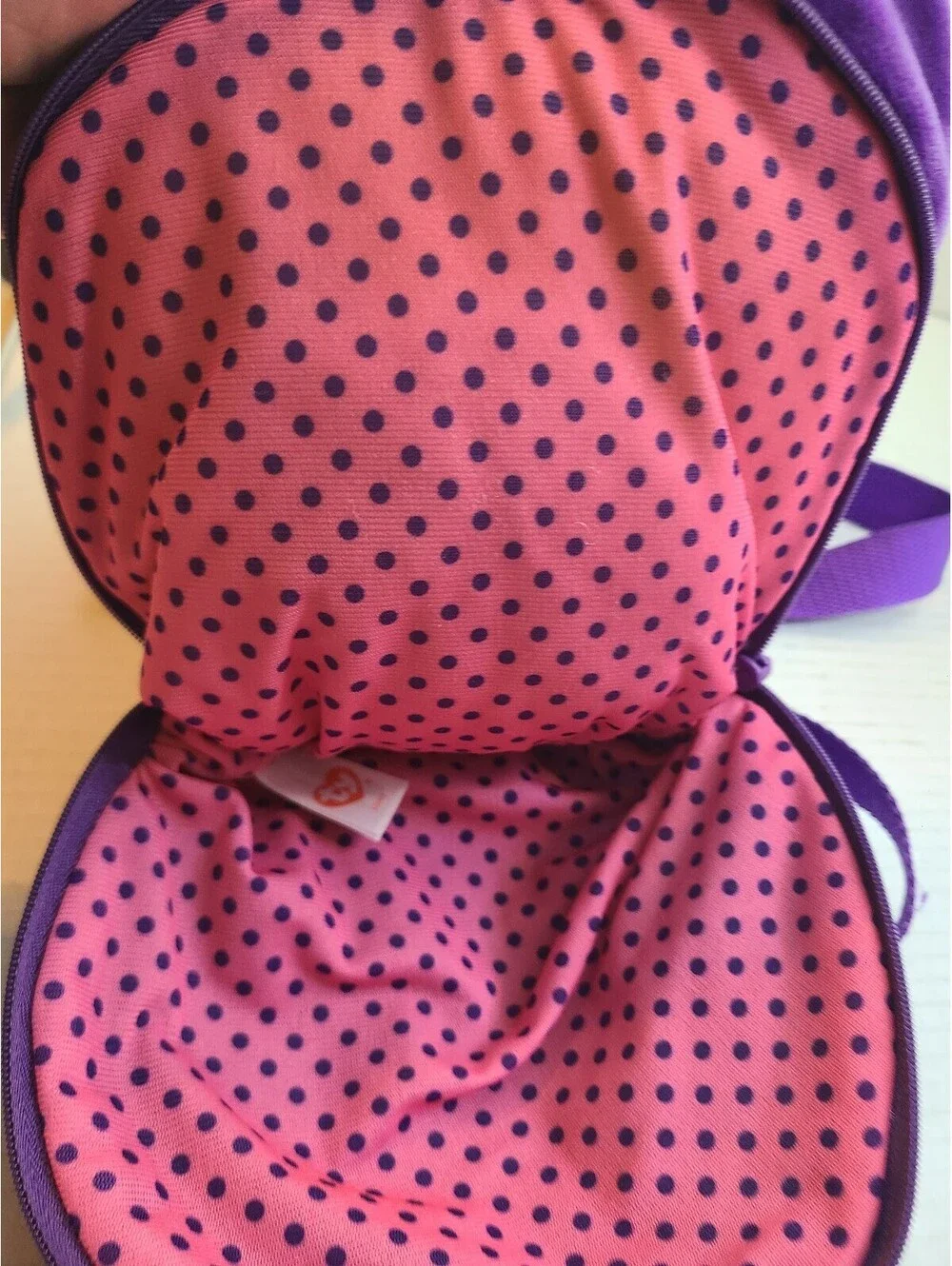 Dotty The Leopard Ty Fashion Flippy Reversible Sequin Kids Backpack GUC